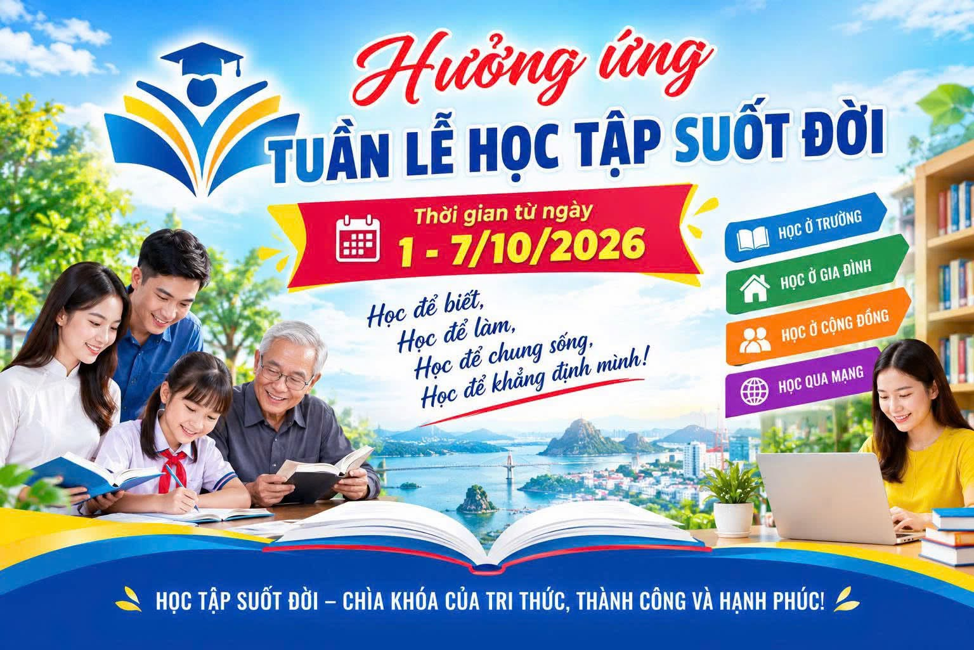 Hưởng ứng "Tuần lễ học tập suốt đời năm 2026"