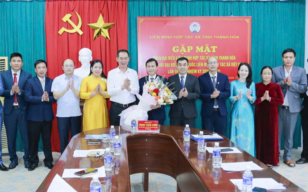 Lãnh đạo Thanh Hóa gửi gắm kỳ vọng vào 13 đại biểu dự Đại hội Liên minh HTX Việt Nam